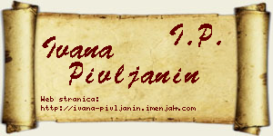 Ivana Pivljanin vizit kartica